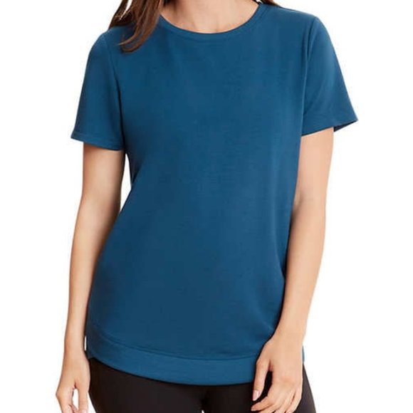 Danskin Women's Tulip Hem Tunic Top Teal Blue XXL - Picture 1 of 12